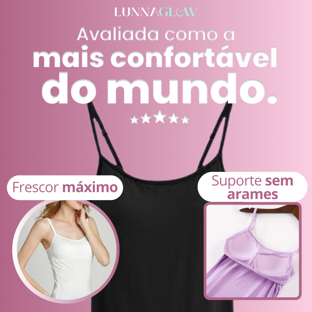 Camiseta Lunna Comfort™ com Sutiã Embutido